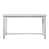 Counter Height Dining Set With USB Ports And Drawer White - Furniture Home Direct