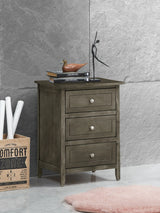 Daniel - 3 Drawer Nightstand - Furniture Home Direct