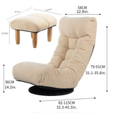 Adjustable Japanese Reclining Floor Chair Sofa With Metal Frame For Living Room - Furniture Home Direct