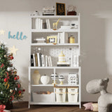 Tall Kitchen Pantry Cabinet With Flip Doors And Pegboard, Anti Tip Steel Storage Hutch