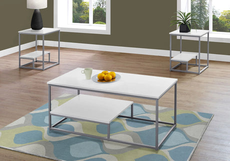 Table Set, Coffee, End, Side, Accent, Living Room, Contemporary & Modern (Set of 3) - Furniture Home Direct