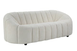 Osmash - Teddy Sherpa Sofa - White - Furniture Home Direct