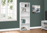 Bookshelf, Bookcase, 6 Tier, For Office, Transitional - Furniture Home Direct