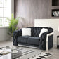 Loveseat With Flared Arms - Furniture Home Direct