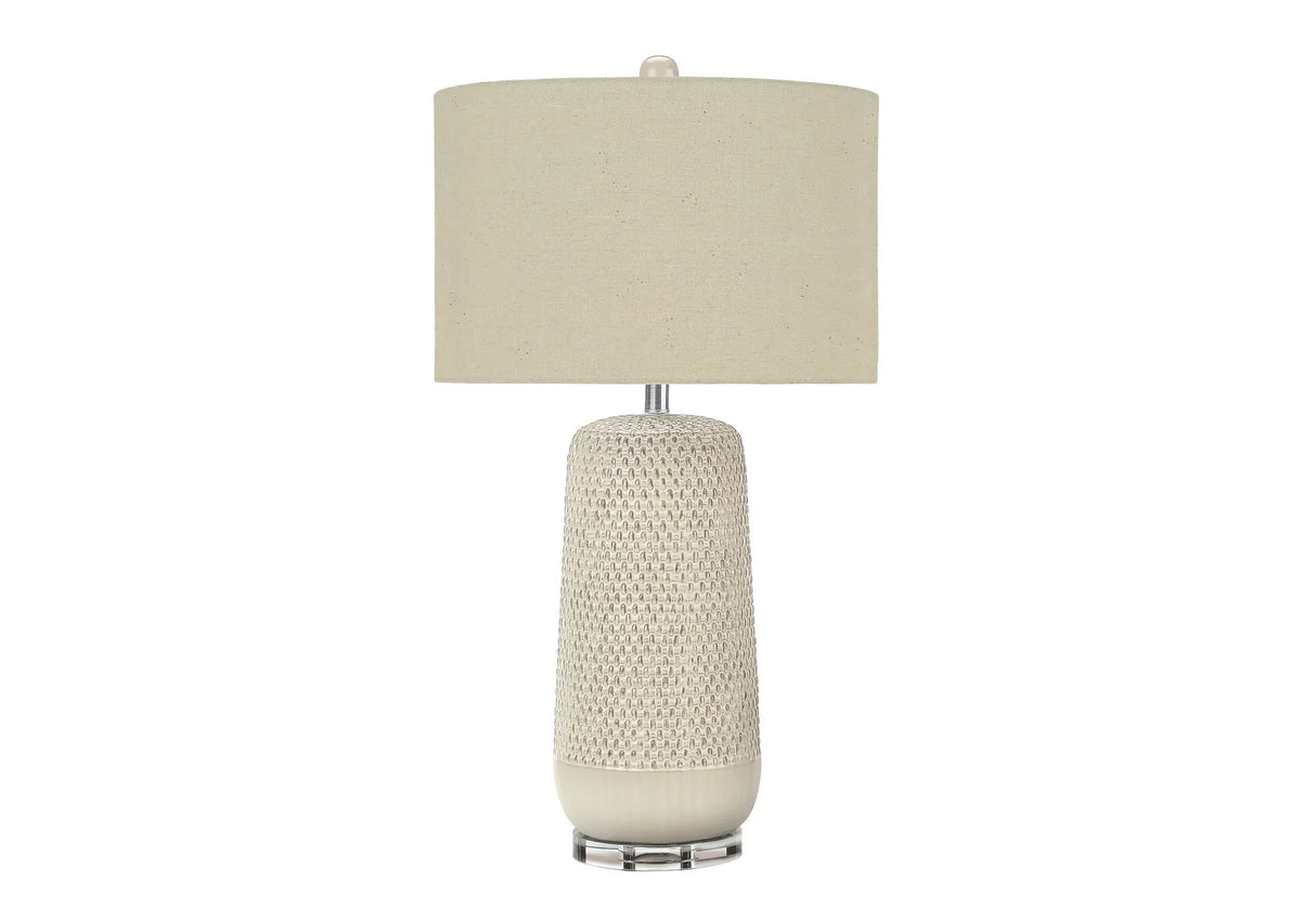 Contemporary Lighting, Table Lamp, Ceramic, Resin - Cream - Furniture Home Direct