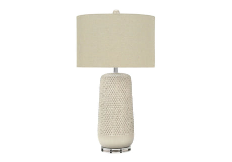 Contemporary Lighting, Table Lamp, Ceramic, Resin - Cream - Furniture Home Direct