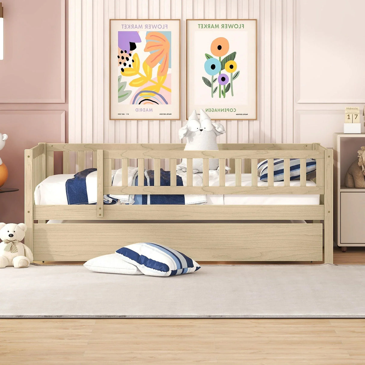 Multi Functional Wooden Daybed Bed - Furniture Home Direct