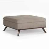 Owen - Multifunctional Square Coffee Table Storage Ottoman - Furniture Home Direct