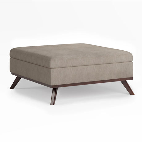 Owen - Multifunctional Square Coffee Table Storage Ottoman - Furniture Home Direct