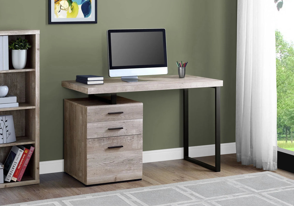 Computer Desk For Home Office, Left, Right Set - Up, Ample Storage Drawers - Furniture Home Direct