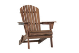 Adirondack Chairs Outdoor Folding Wooden Natural Brown - Furniture Home Direct