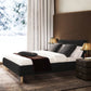 Roman - Curved Headboard Upholstered Platform Bed - Furniture Home Direct