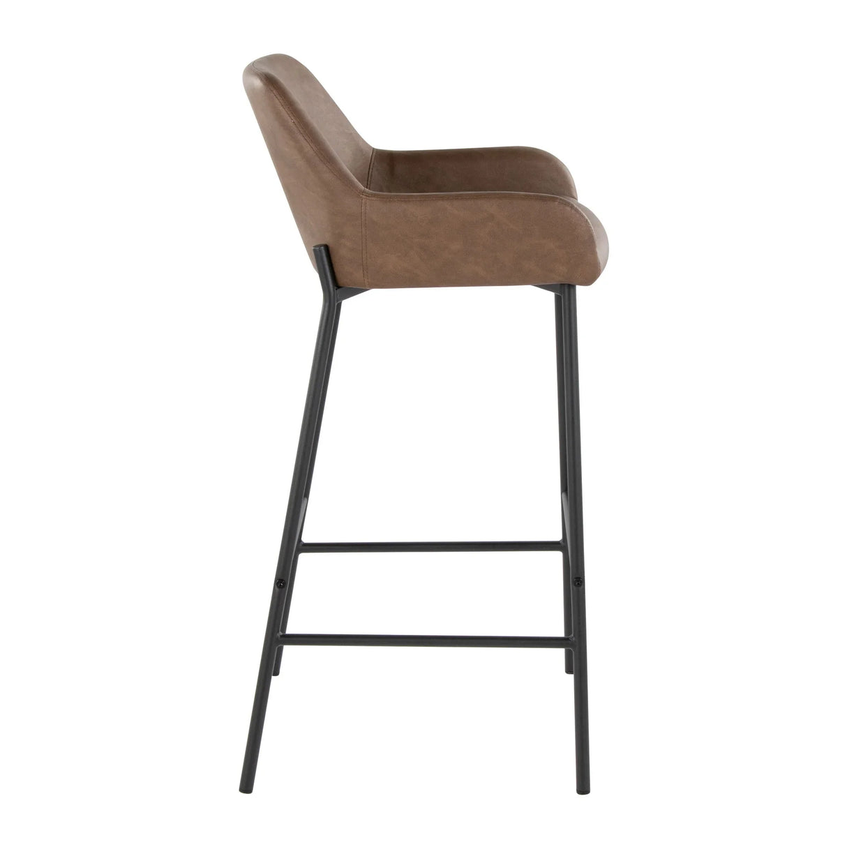 Daniella - Contemporary Fixed Height Barstool (Set of 2) - Furniture Home Direct