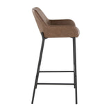 Daniella - Contemporary Fixed Height Barstool (Set of 2) - Furniture Home Direct