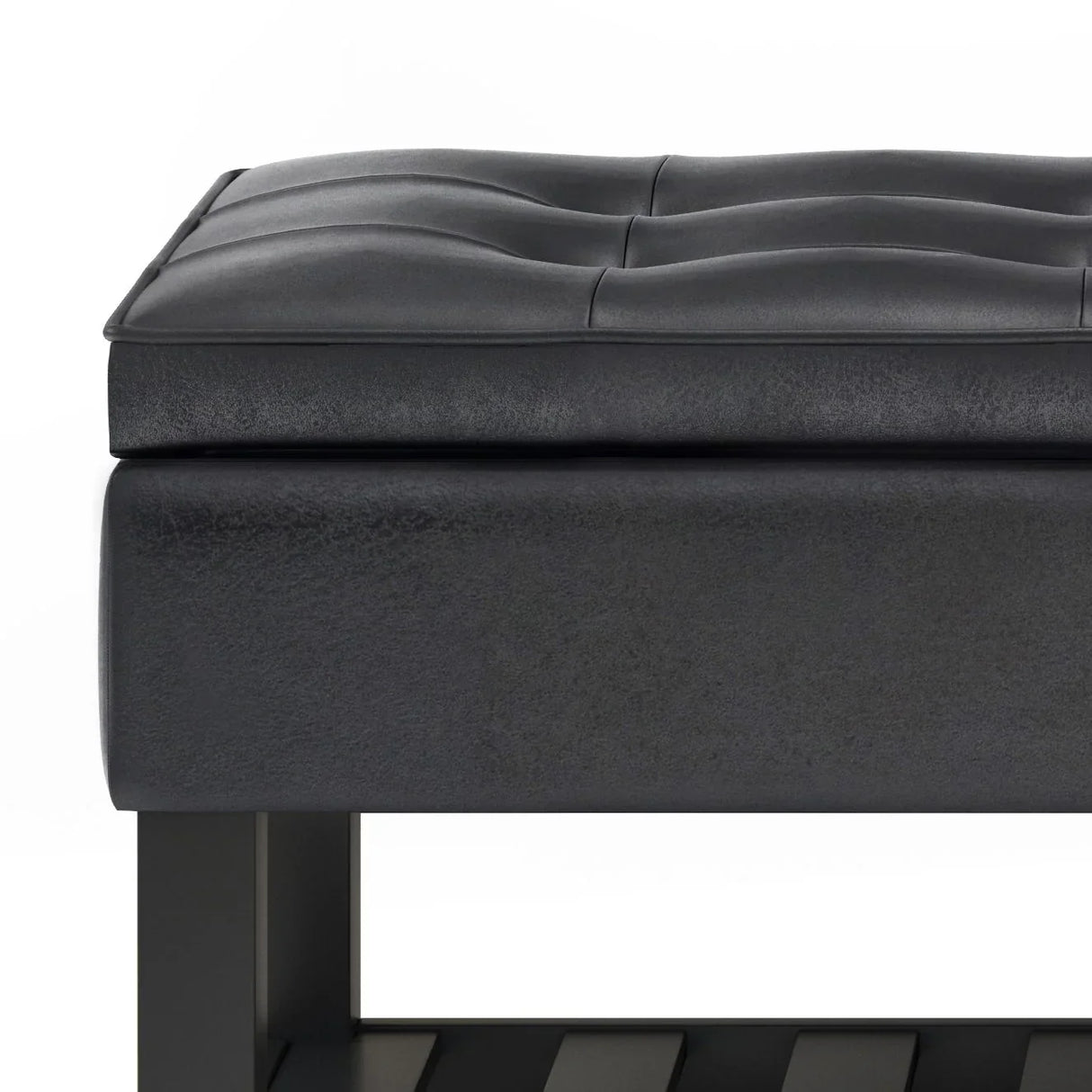 Cosmopolitan - Storage Ottoman Bench With Open Bottom - Furniture Home Direct