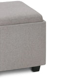 Avalon - Upholstered Storage Ottoman - Furniture Home Direct