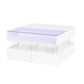 Lift Top Coffee Table With 2 Drawers, Hidden Space And LED Lights For Living Room - Furniture Home Direct