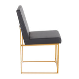 Fuji - Contemporary Stylish Frame, High Back Dining Chair (Set of 2) - Furniture Home Direct
