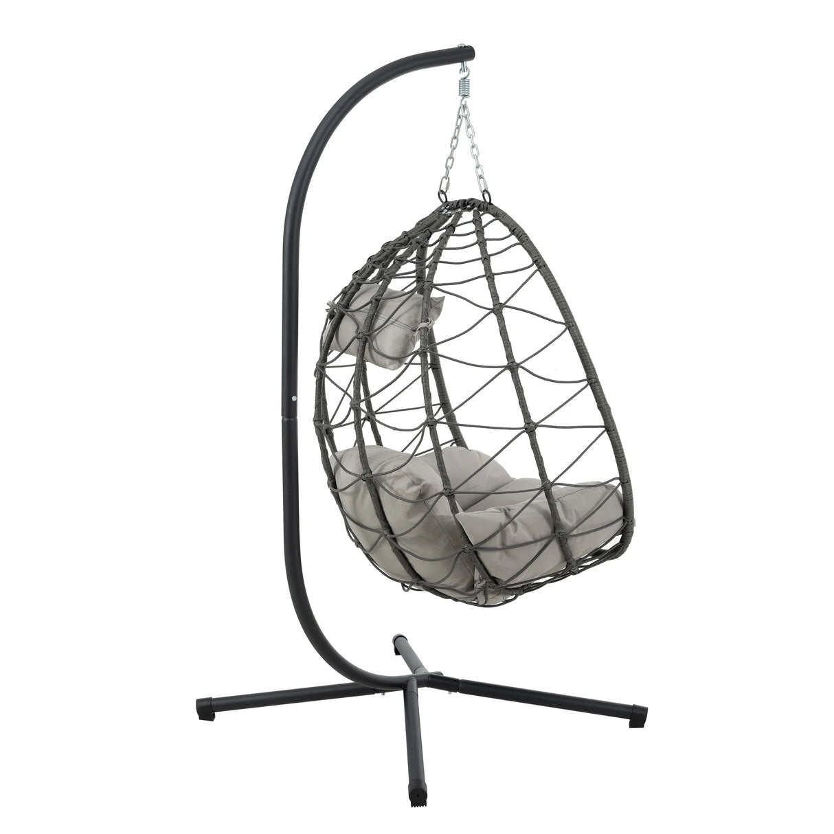 Egg Chair with Stand -Light Gray - Furniture Home Direct