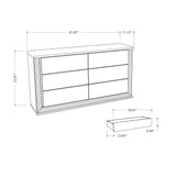 Moon - Dresser With LED Lighting - Marble - Furniture Home Direct