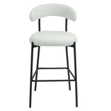 Counter Height Bar Stools With Powder Coating Base And Footrest - Furniture Home Direct