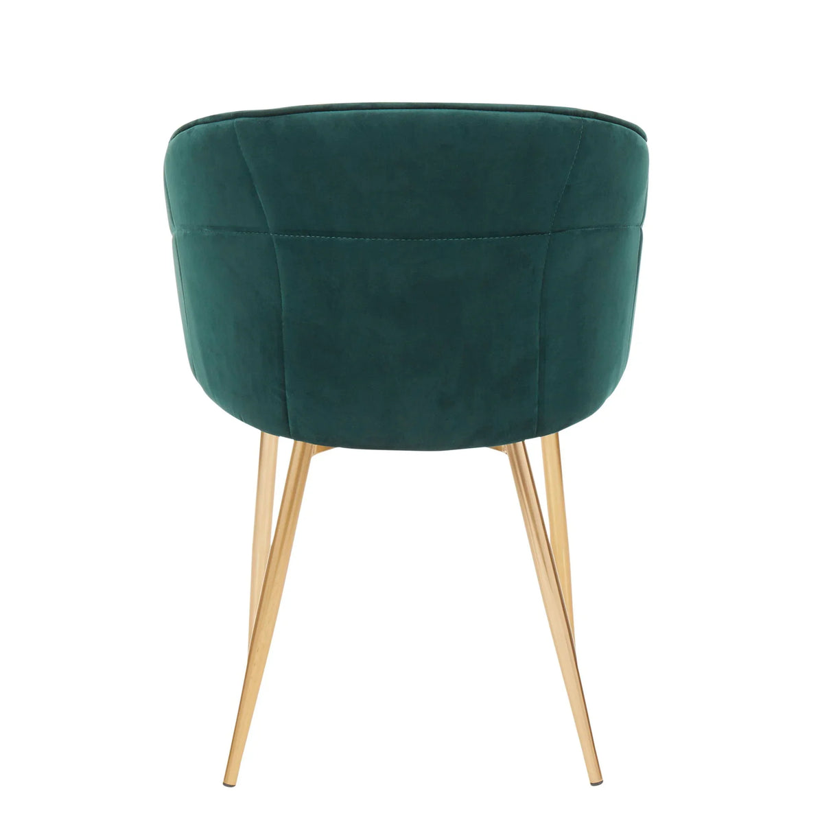 Lindsey - Contemporary Chair - Gold / Green - Furniture Home Direct