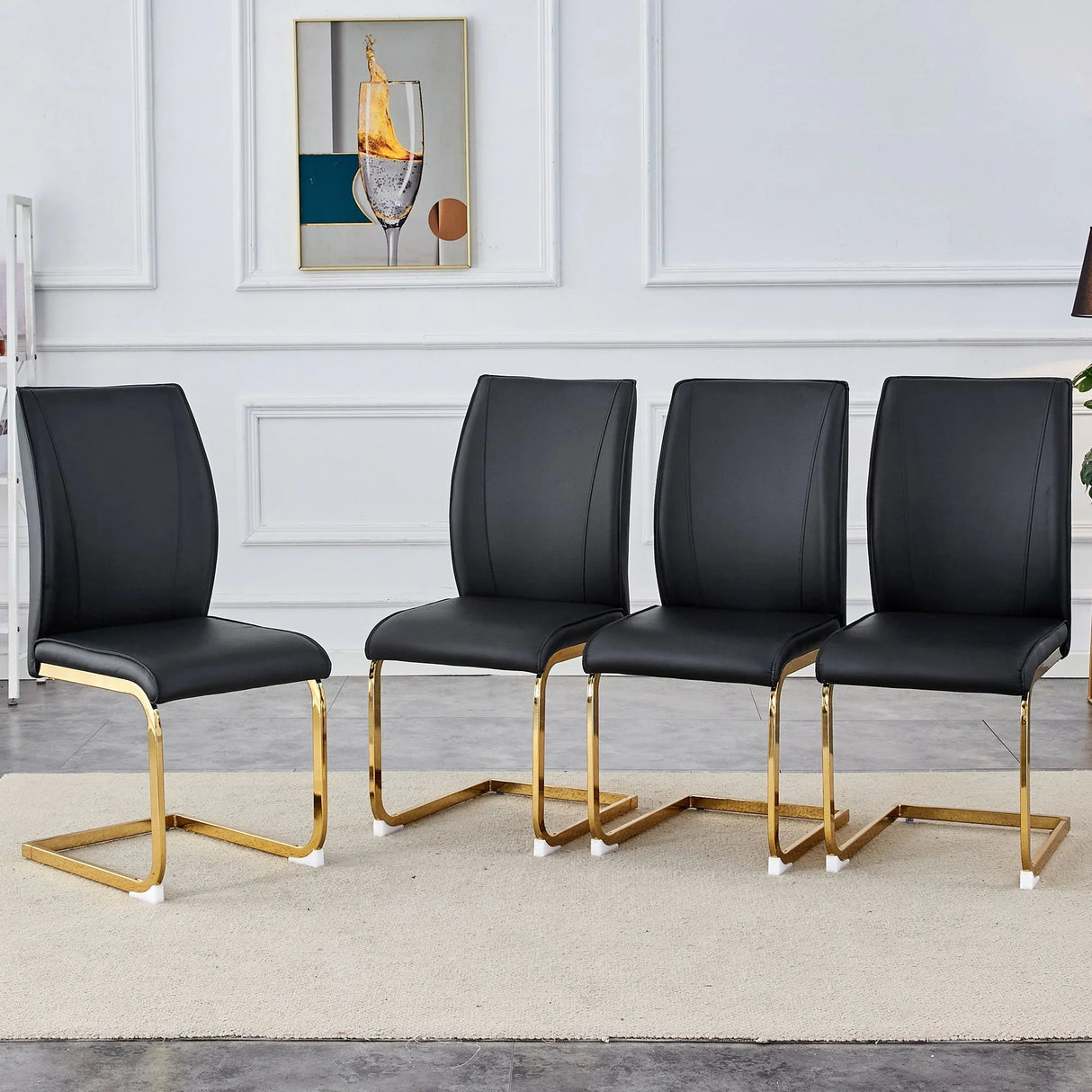 Luxury Simple Arch Chair With Arched Leg - Furniture Home Direct