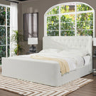 Brooks - Contemporary Tufted Shelter Platform Bed - Furniture Home Direct