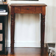 Turned Leg Writing Desk - Chestnut - Furniture Home Direct