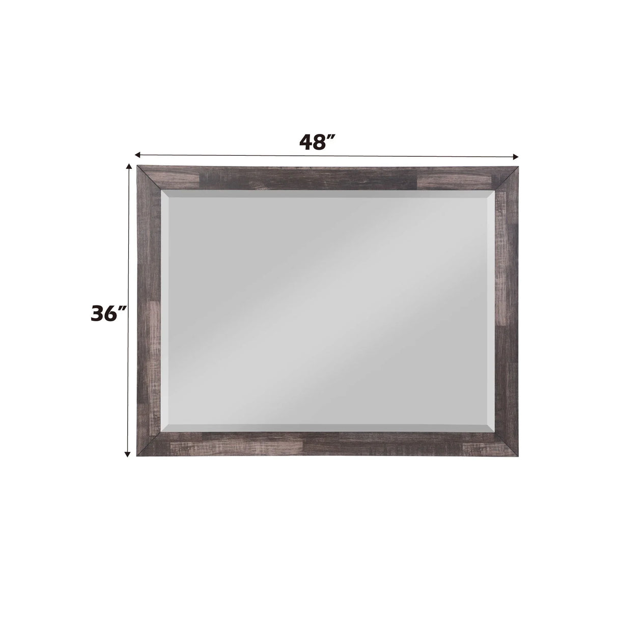 Juniper - Mirror - Dark Brown - Furniture Home Direct