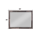 Juniper - Mirror - Dark Brown - Furniture Home Direct