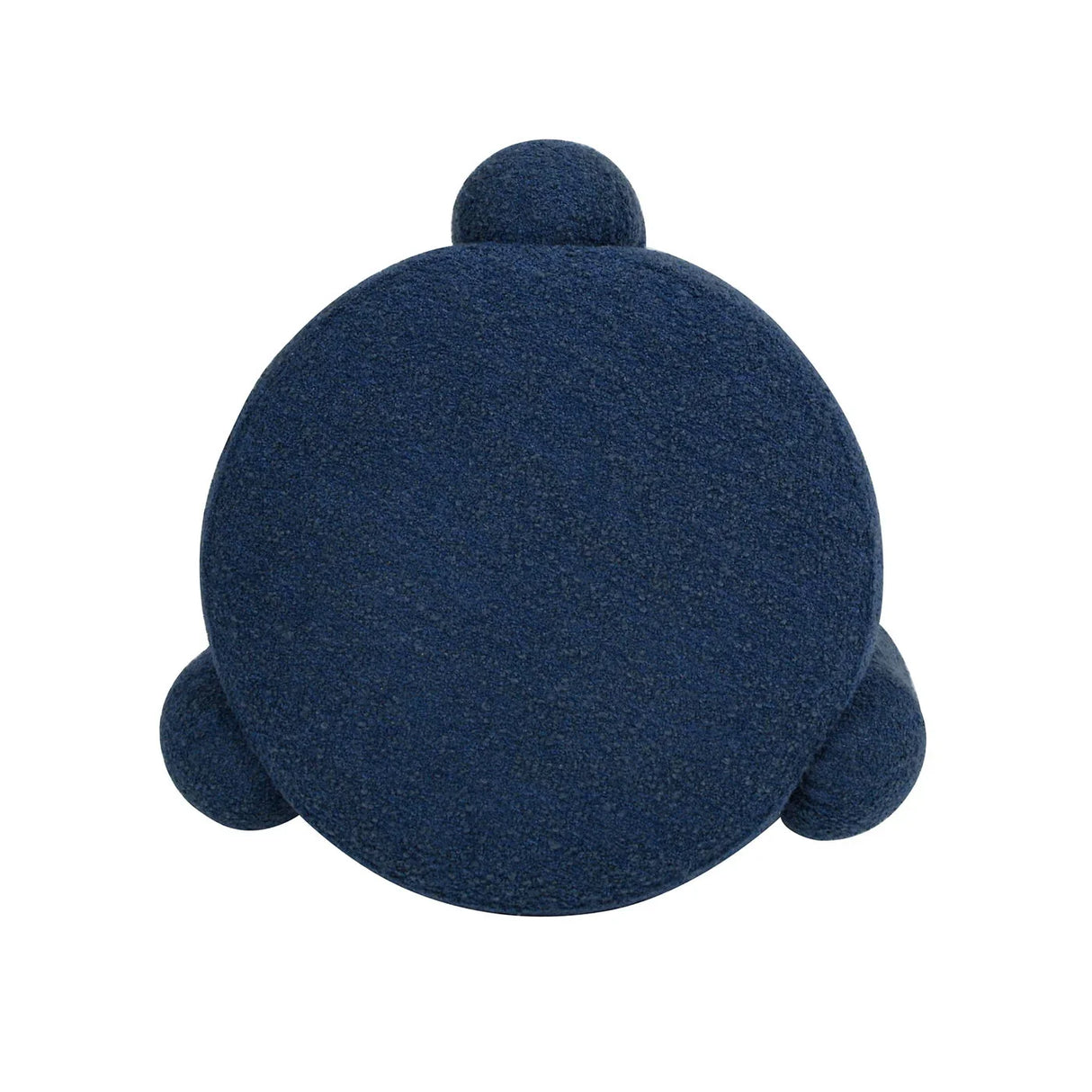 Hugo - Round Fully Upholstered Ottoman - Furniture Home Direct