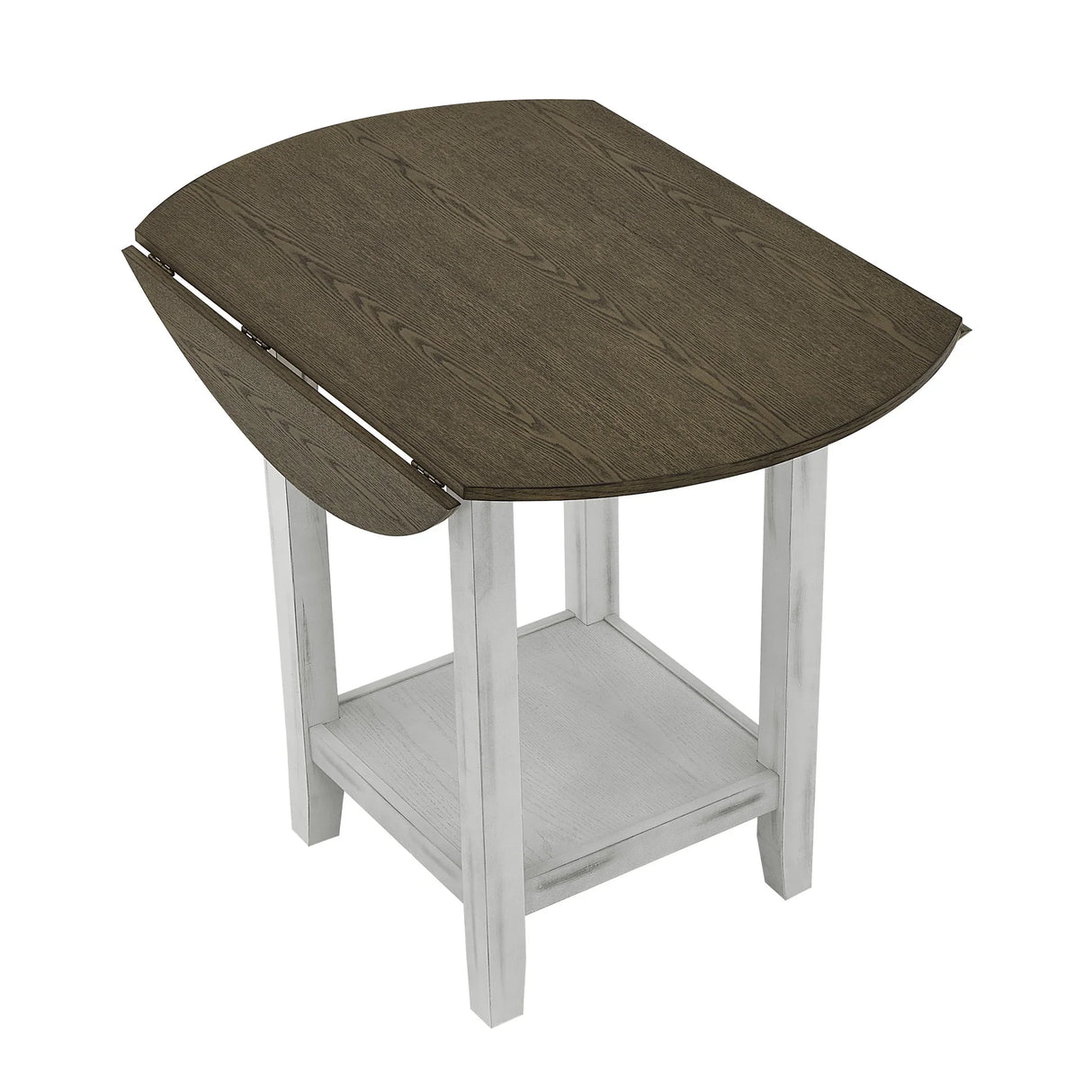 5 Piece Counter Height Dining Set with foldable leaves - Furniture Home Direct