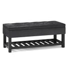 Cosmopolitan - Storage Ottoman Bench With Open Bottom - Furniture Home Direct