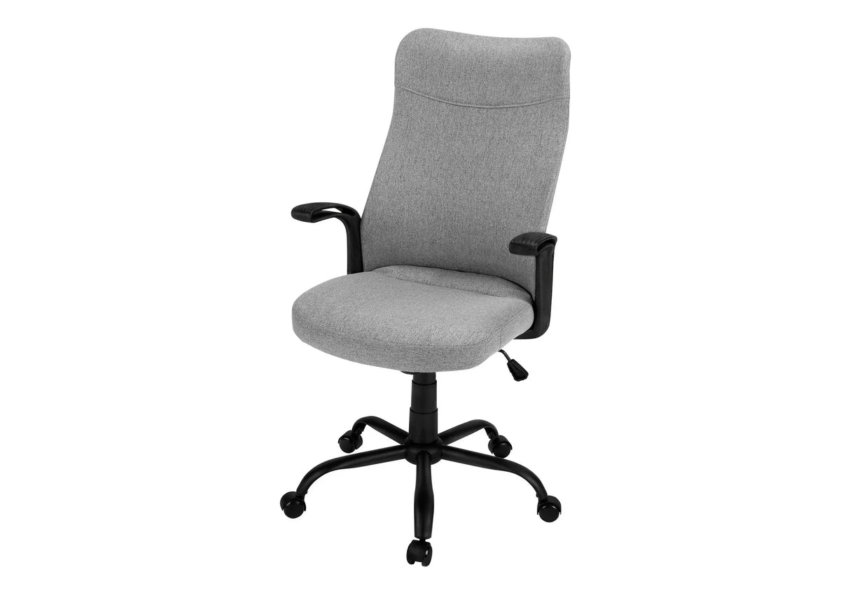 Office Chair, Adjustable Height, Swivel, Armrests, Contemporary & Modern - Furniture Home Direct