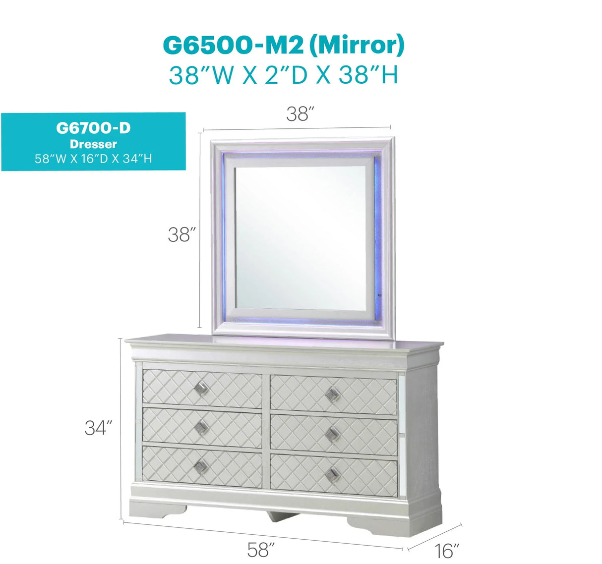 Verona - Dresser - Furniture Home Direct