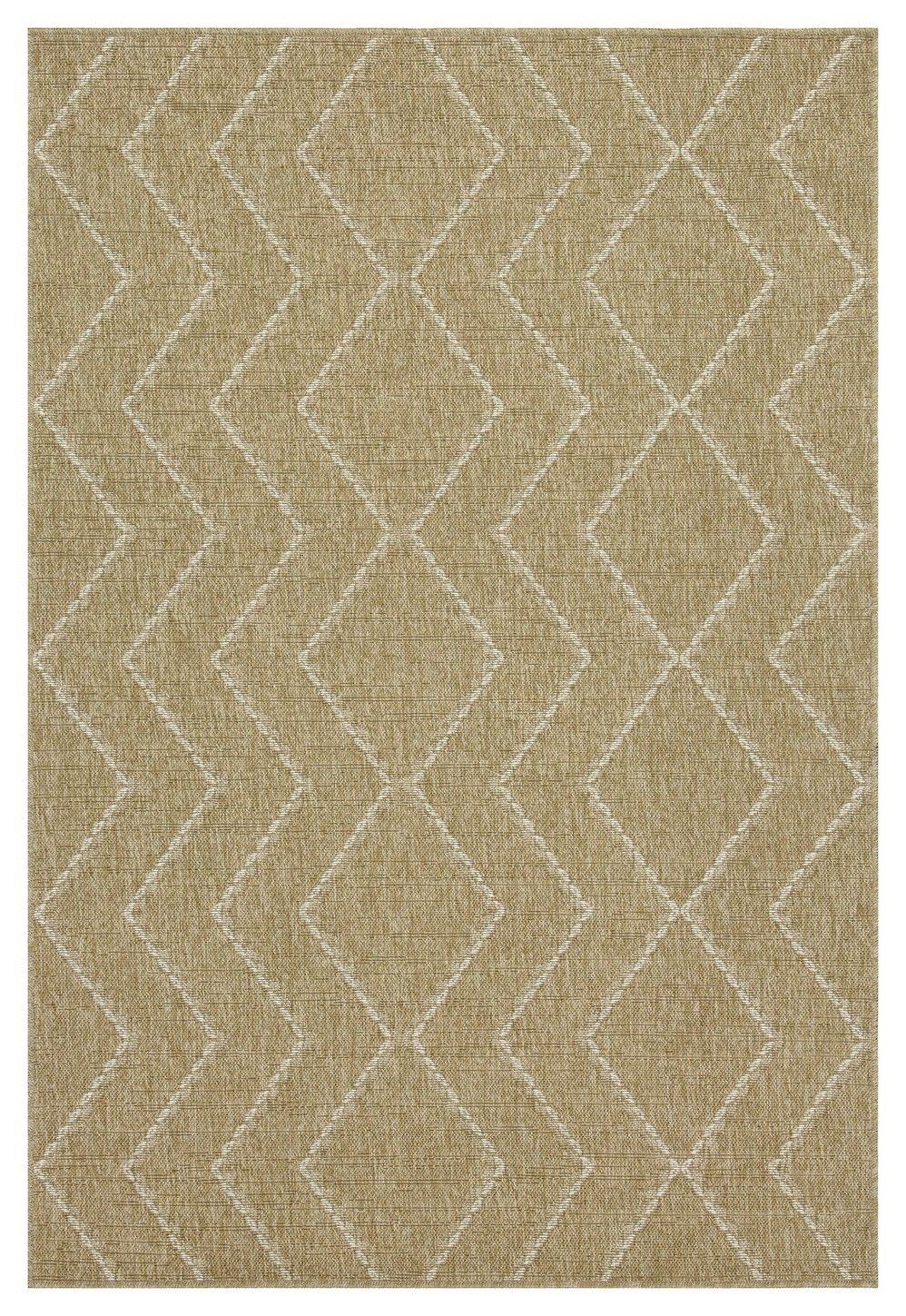 Earth - Indoor / Outdoor Area Rug - Jute / White - Furniture Home Direct