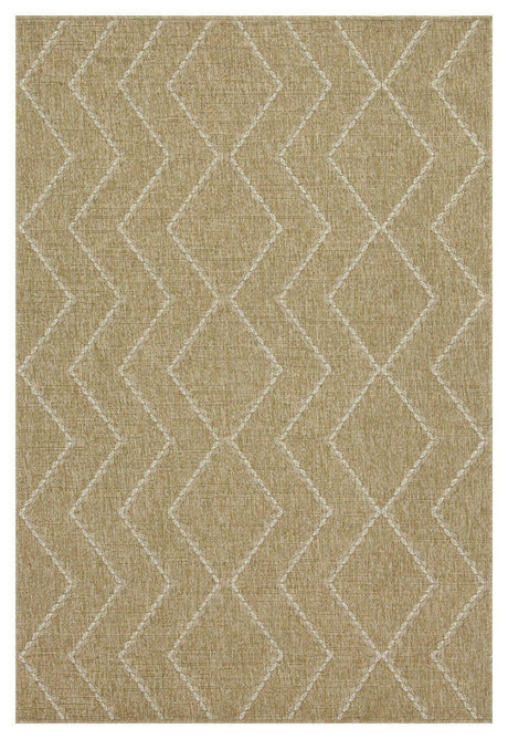 Earth - Indoor / Outdoor Area Rug - Jute / White - Furniture Home Direct