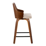 Ariana - Mid Century Modern Counter Stool (Set of 2) - Furniture Home Direct