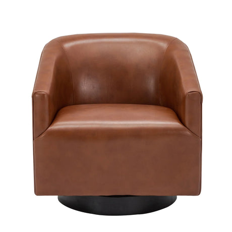 Garland - Swivel Chair With Upholstery - Caramel - Furniture Home Direct