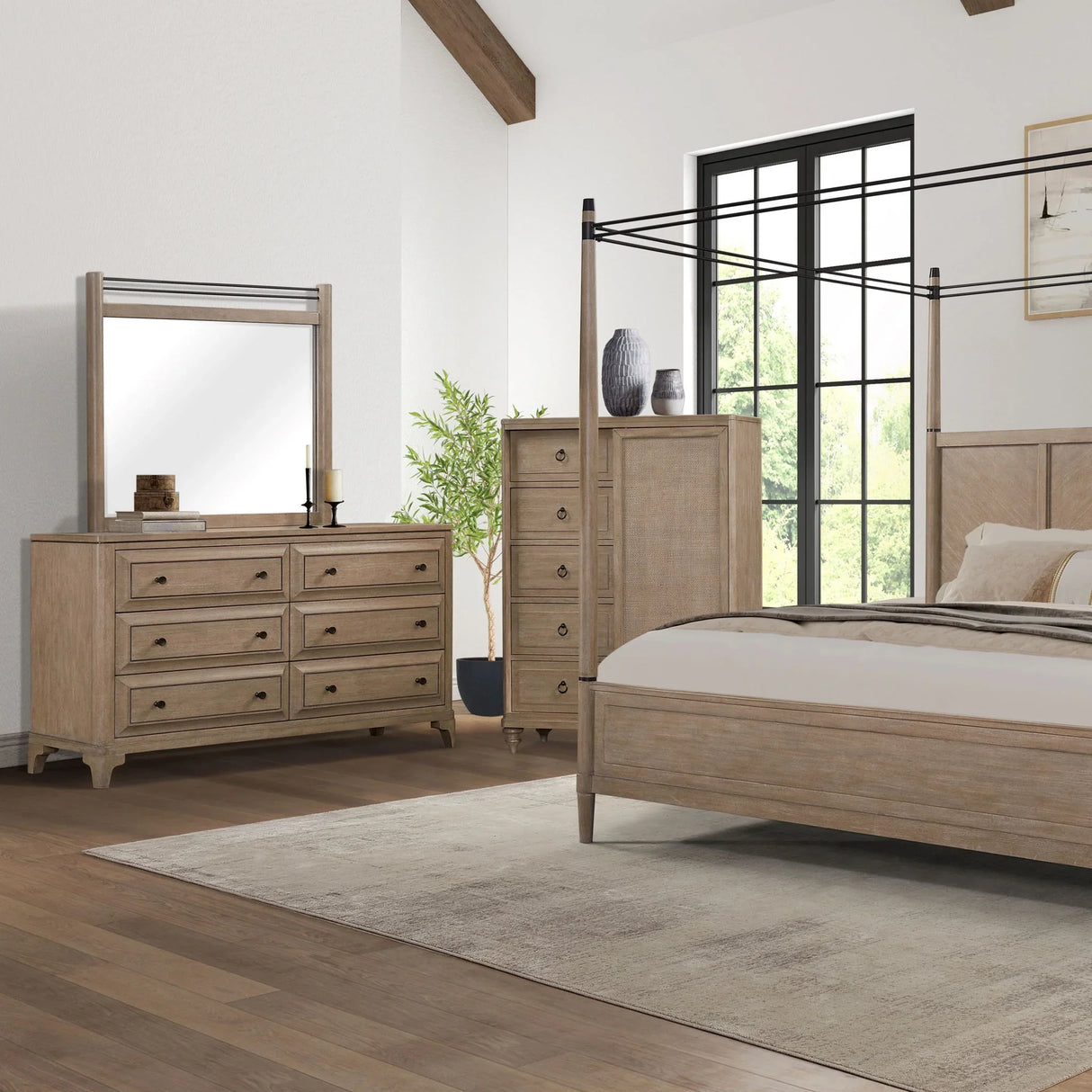 Poster Mirror - Sand - Furniture Home Direct