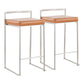 Fuji - Contemporary Elegant Stackable Counter Stool Set - Furniture Home Direct