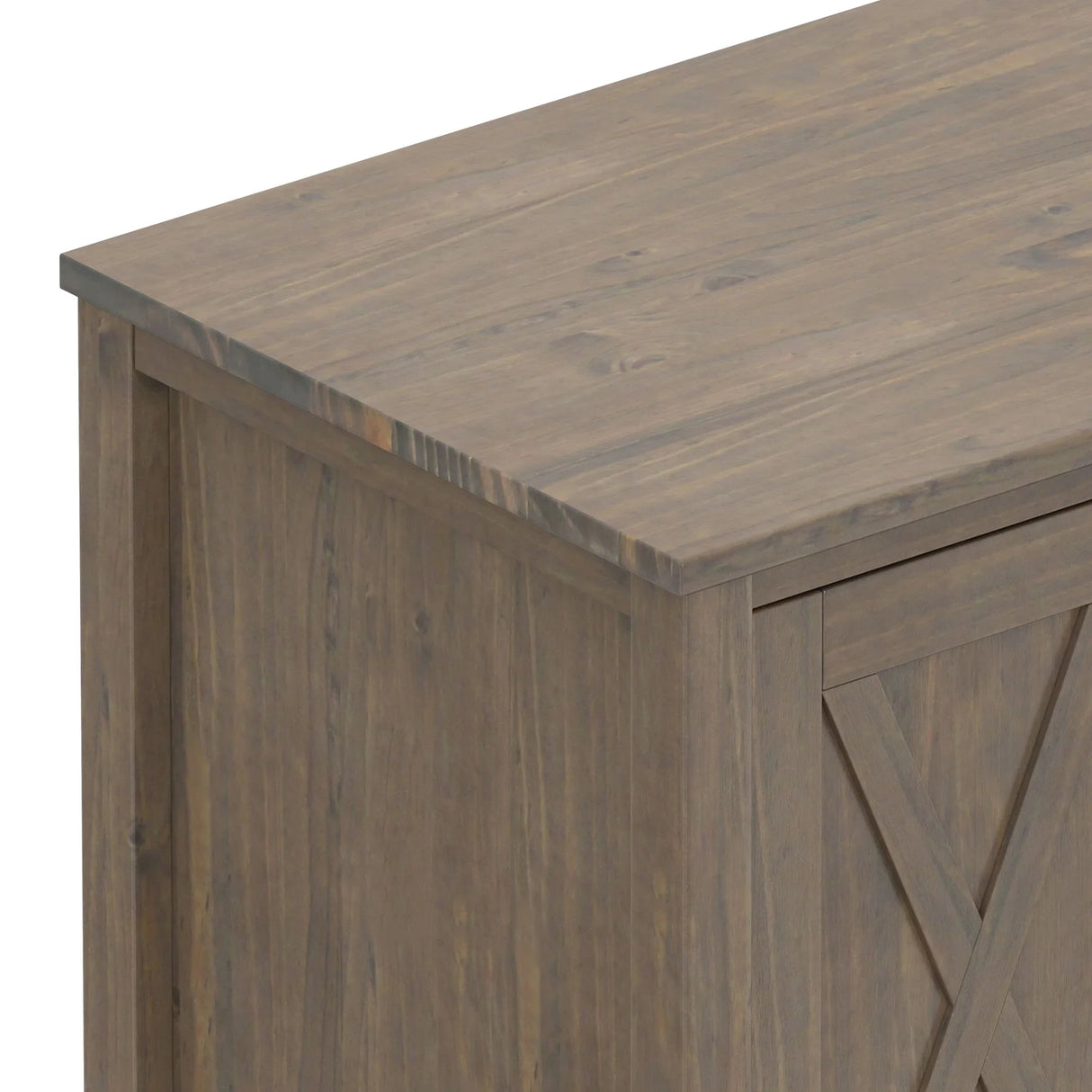 Ela - TV Media Stand - Smoky Brown - Furniture Home Direct