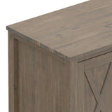 Ela - TV Media Stand - Smoky Brown - Furniture Home Direct