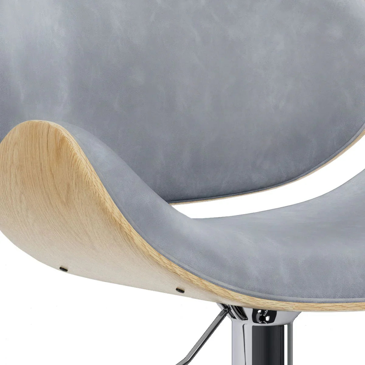 Marana - Handcrafted Bentwood Adjustable Swivel Bar Stool - Furniture Home Direct