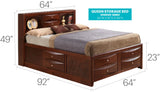 Marilla - Storage Bed With Bookcase Headboard - Furniture Home Direct