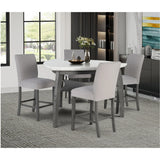 Jasmine - Barstool (Set of 2) - Gray - Furniture Home Direct