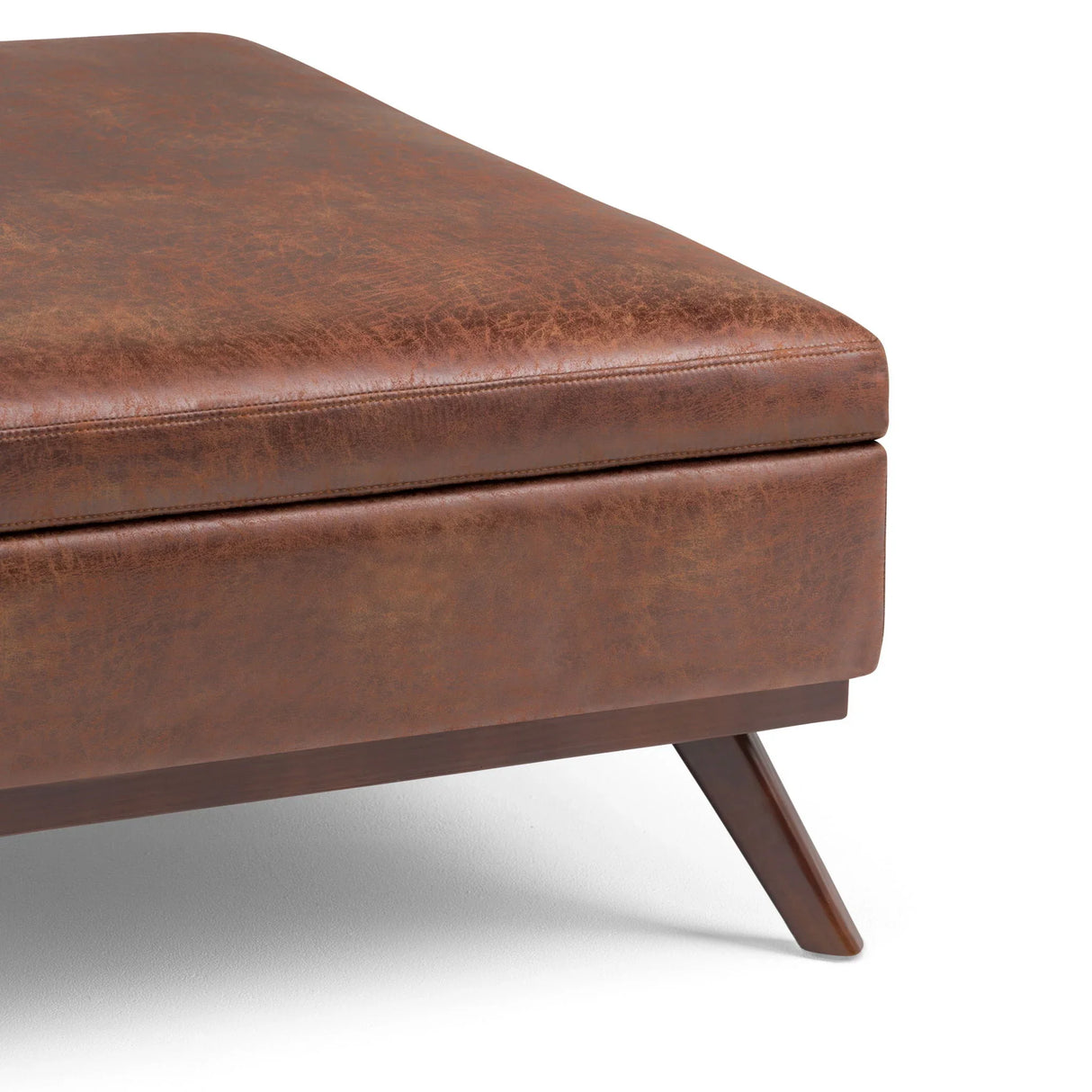 Owen - Multifunctional Square Coffee Table Storage Ottoman - Furniture Home Direct
