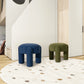 Hugo - Round Fully Upholstered Ottoman - Furniture Home Direct
