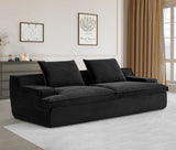 Nimbus - Oversized Full Foam 4 Seater Couch For Living Room Upholstered In Soft Corduroy, Wide Armrests - Furniture Home Direct